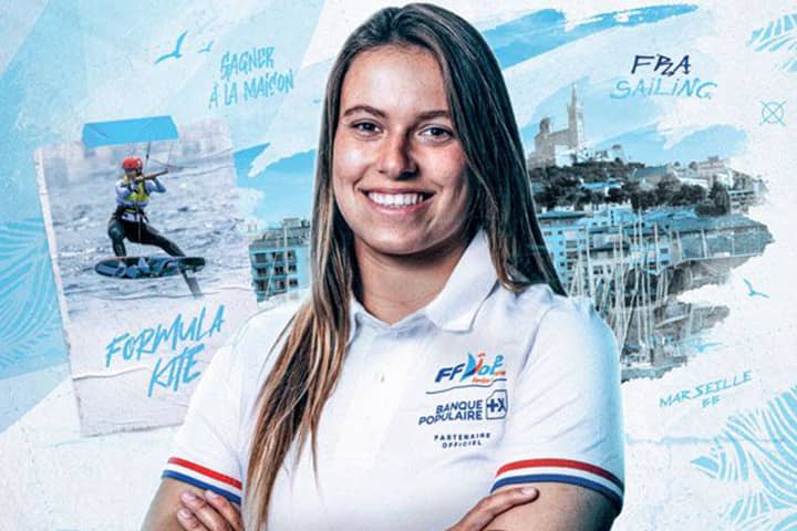Lauriane Nolot, ambassadrice du Team Snef, sélectionnée en kitefoil Olympique !
